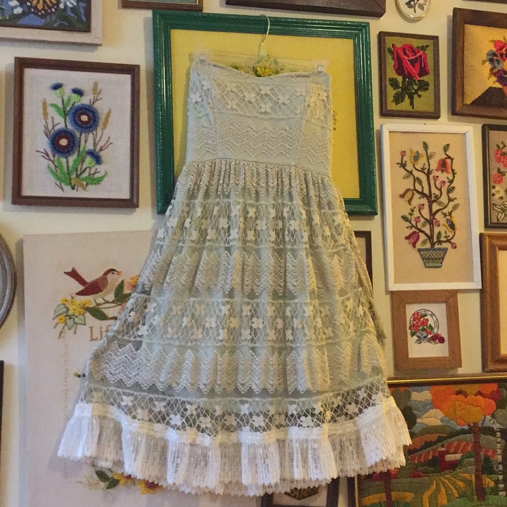 Vintage inspired lace dress